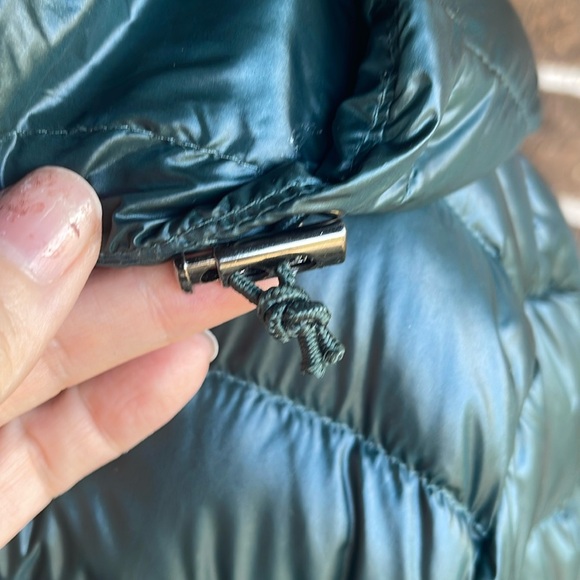 DKNY DONNA KARAN GREEN PACKABLE DOWN ANORAK JACKET - Picture 13 of 14